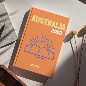 AUSTRALIA Aesthetic Travel Coffee Table Photo Book Template Personalized Photo Book Cover Template Travel Photobook DIY Coffee Table Book