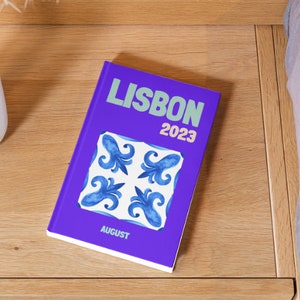 LISBON Aesthetic Travel Coffee Table Photo Book Template Personalized Photo Book Canva Template Travel Photobook DIY Coffee Table Book