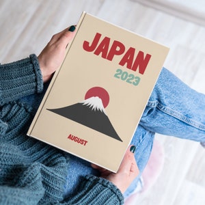 JAPAN Aesthetic Travel Coffee Table Fotobuch Vorlage Personalisiertes Fotobuch Cover Vorlage Reise Fotobuch DIY Coffee Table Book Map