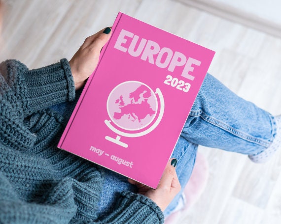 Europe Travel Photo Book Template: DIY Coffee Table Album (canva