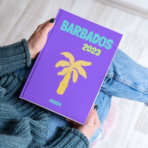 Barbados Ästhetik Reise Kaffeetisch Fotobuch Vorlage Personalisiertes Fotobuch Reise Fotobuch DIY Kaffeetisch Buch Karte