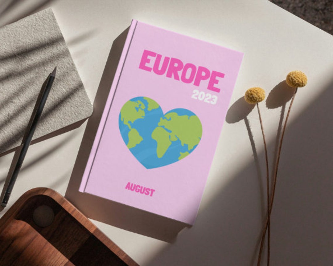 Europe Travel Photo Book Template: DIY Coffee Table Album (canva