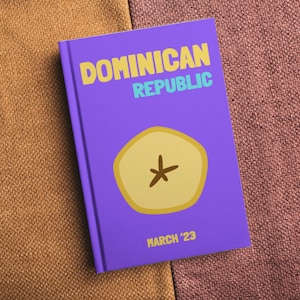 DOMINIKAN REPUBLIK Ästhetische Reise Kaffeetisch Fotobuch Vorlage Personalisiertes Fotobuch Reise Fotobuch DIY Coffee Table Buch Karte