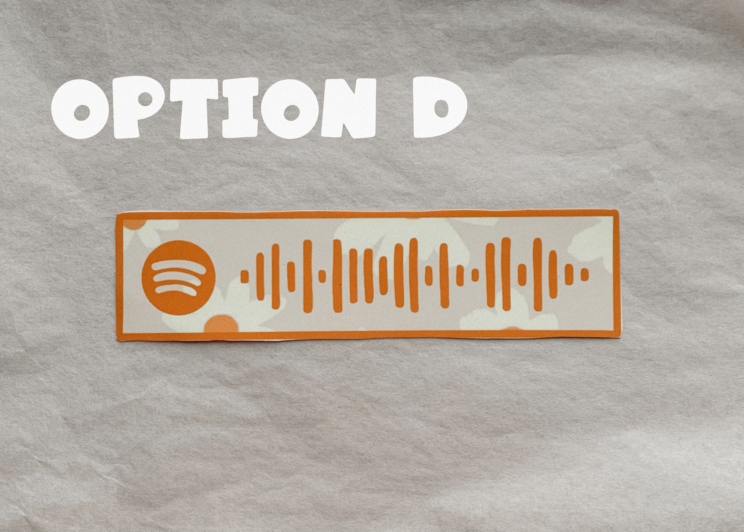 Custom Spotify Code Stickers | Etsy