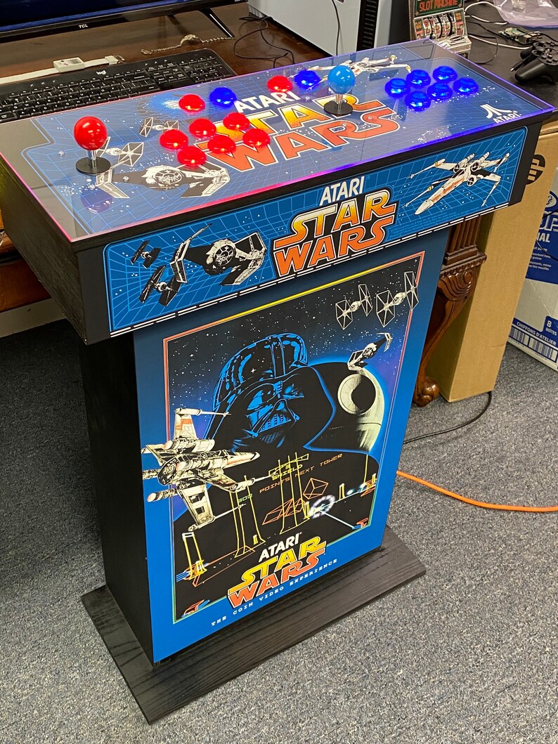 Pedestal Arcade Machine With Thousands of Retro Games Retro Pi Etsy