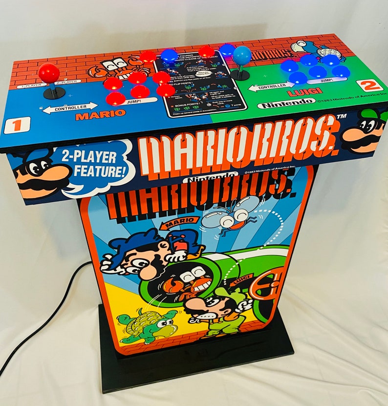 Pedestal Arcade Machine With Thousands of Retro Games Retro Pi Etsy