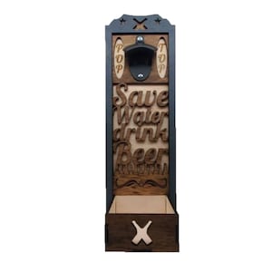 laser file beer theme bottle opener