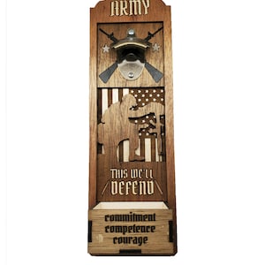 Bottle opener file Army