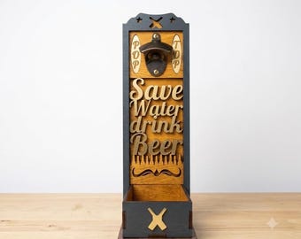 laser file beer theme bottle opener