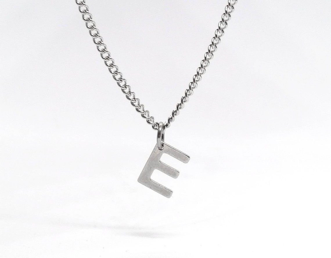 Letters Necklace Chain Personalized Initial Chain Etsy