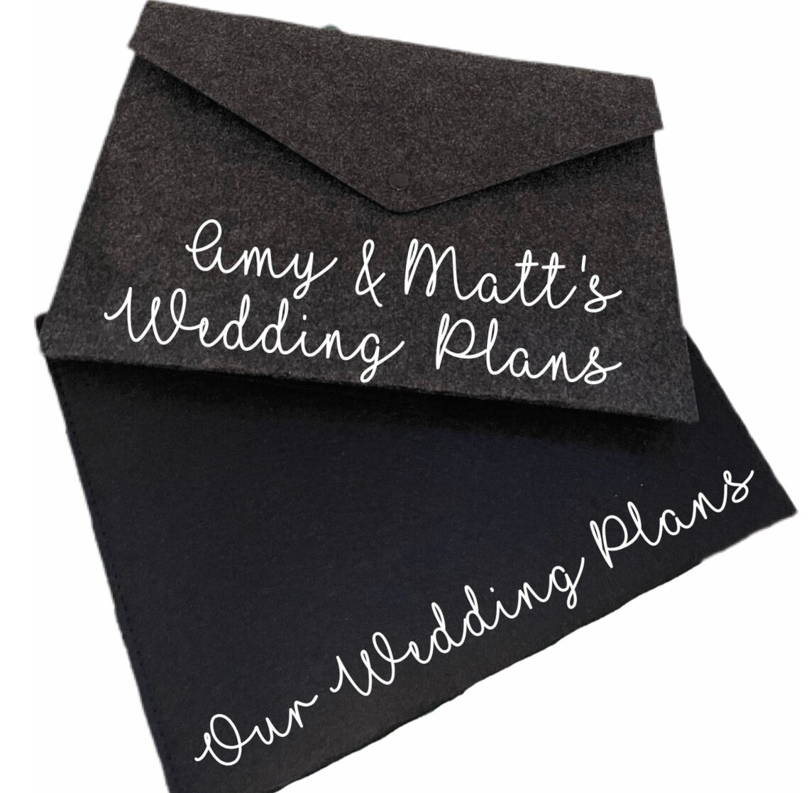Wedding Planner folder // Wedding plans // personalised felt Etsy