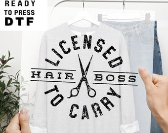 Hairstylist DTF Transfer, Hair Stylist, Ready to Press, T-shirt Transfer, Heat Transfer, Direct to Film, Funny Shirt Decal, Gift, Salon