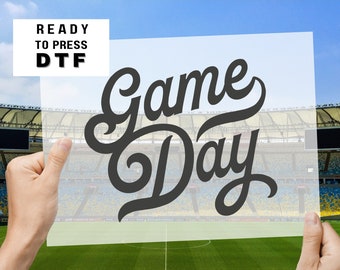 DTF Ready to Press Tshirt Transfers Game Day Heat Transfer Direct to Film dtf Transfers dtf Game Day Transfer