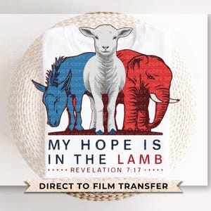 Election DTF Transfers, Ready to Press, Heat Transfer, Direct to Film, Republican, Democrat, Political Presidential, 2024, Vote, MAGA