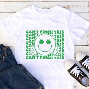 Can't Pinch This, dtf Transfers, Ready to Press, T-shirt Transfers, Heat Transfer, Direct to Film, St. Patrick's Day Tshirt Transfer, Smiley image 5