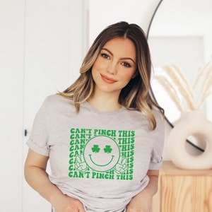 Can't Pinch This, dtf Transfers, Ready to Press, T-shirt Transfers, Heat Transfer, Direct to Film, St. Patrick's Day Tshirt Transfer, Smiley image 7