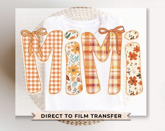 Coquette Floral Mimi DTF Transfer, Ready to Press, Fall Halloween T-Shirt Design
