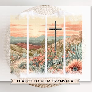 Easter DTF Transfer, Ready to Press, T-shirt Transfer, Heat Transfer, Direct to Film, Bible, Christian, Religious, Jesus, Watercolor Cross