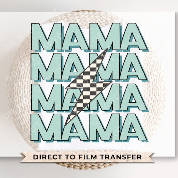 Mother's Day DTF Transfers, Ready to Press, T-shirt Transfers, Heat Transfer, Direct to Film, Mommy and Me, Matching, Boy, Stacked Mama