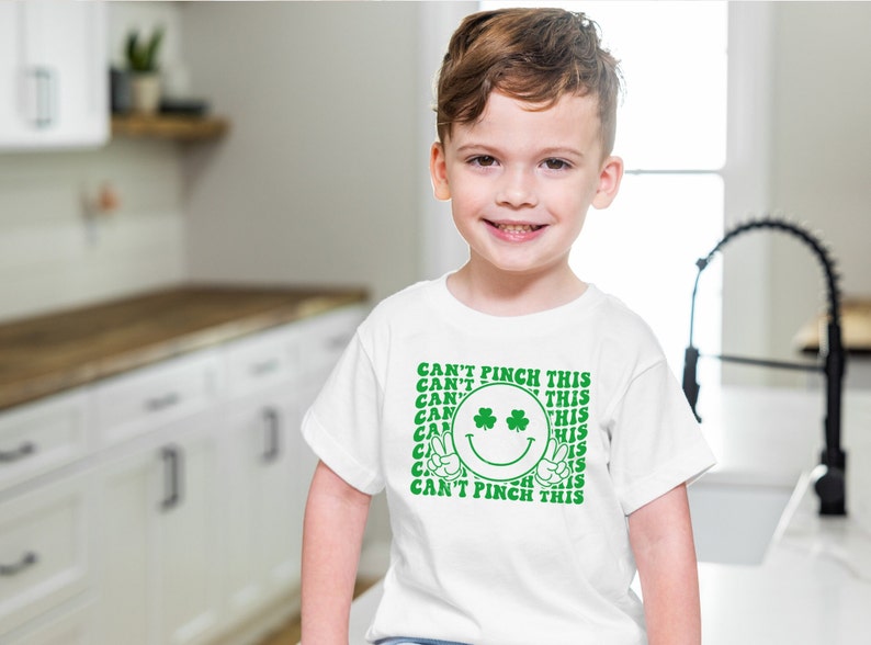 Can't Pinch This, dtf Transfers, Ready to Press, T-shirt Transfers, Heat Transfer, Direct to Film, St. Patrick's Day Tshirt Transfer, Smiley image 4