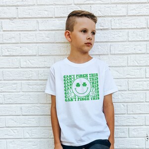 Can't Pinch This, dtf Transfers, Ready to Press, T-shirt Transfers, Heat Transfer, Direct to Film, St. Patrick's Day Tshirt Transfer, Smiley image 2