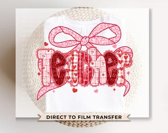 Coquette Teacher Valentine DTF Transfer | Ready to Press | Direct to Film