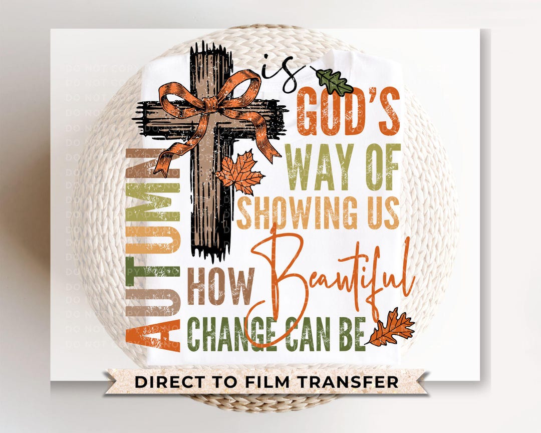 Fall DTF Transfers, Ready to Press, T-shirt Transfers, Heat Transfer ...