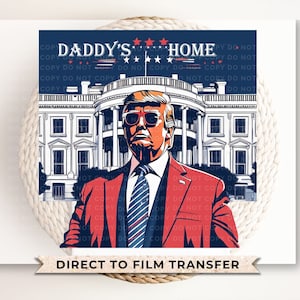 Trump DTF Transfers, Ready to Press, T-shirt Transfers, Heat Transfer, Direct to Film, Republican, Presidential, 2024 Election, Trump Shot