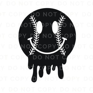 A direct to film transfer that says Somebody's Loud mouth Softball Mom. Back and front option. Front design is of baseball smiley face. The DTF transfer is a cold peel ready to press transfer.