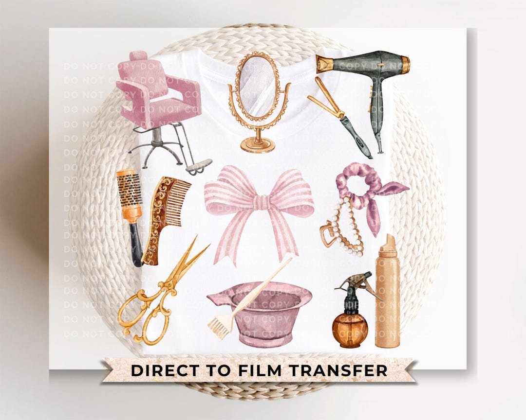 Hairstylist DTF Transfers, Ready to Press, T-shirt Transfers, Heat ...
