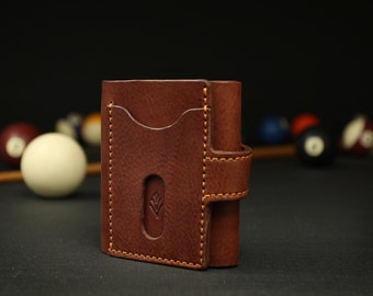 Handmade leather wallet, Trifold wallet, Mens wallet, High quality leather wallet, Money and credit card holder.