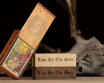 Tarot wooden box, High quality wooden box, Divination tools.