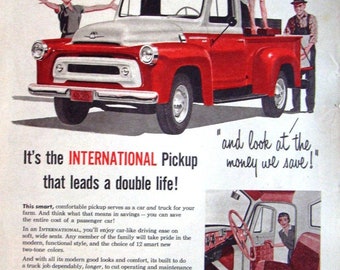 1953 International R 110 Pickup R 160 Truck Auto Print Ad Original Vintage Usa Motor Advertisement 615m 7 Advertisements Art Collectibles Vadel Com