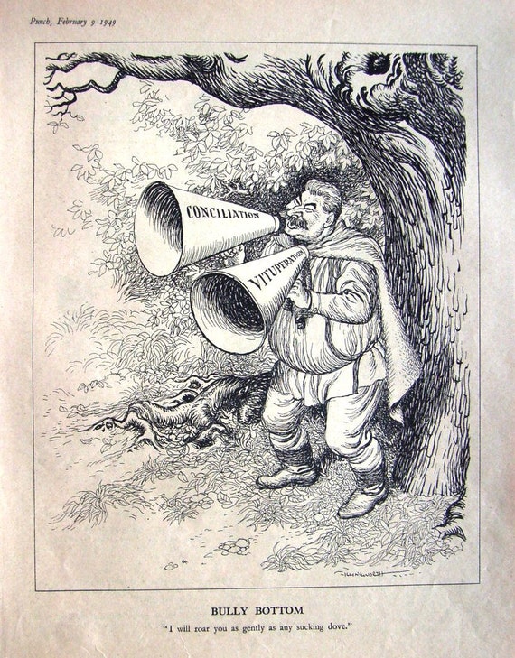 Buy ILLINGWORTH 'bully Bottom Joseph Stalin' 1949 Punch Online in India - Etsy Buy ILLINGWORTH 'bully Bottom Joseph Stalin' 1949 Punch Online in India - Etsy