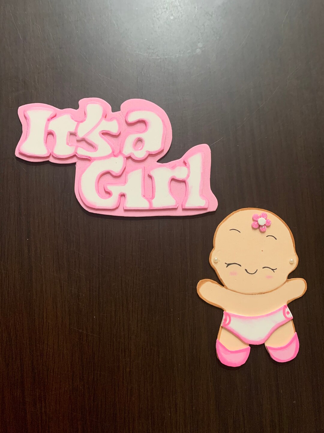 Its a Boygirl Baby Shower Cutout Centerpiece/wall Decorations Etsy