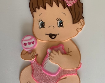 Baby shower centerpiece/wall decoration cut-out