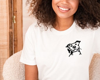 Pitbull Pocket Shirt - Etsy