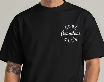 Chemise cool grand-père club, cadeau drôle de fête des pères, meilleure chemise grand-père, chemise grand-père, chemise grand-père, cadeau de petits-enfants, chemise pour papa