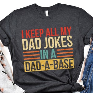 Je garde toutes les blagues de mon père dans une chemise pour papa, nouvelle chemise papa, chemise papa, chemise papa, chemise fête des pères, meilleure chemise papa, cadeau pour papa