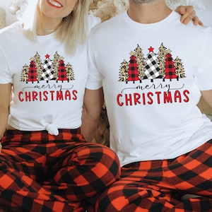 Christmas Buffalo Plaid Pajamas, 2023 Merry Christmas Shirts Pajamas,  Christmas Eve Pajamas, Matching Family Pajamas, Family Christmas Pjs - Etsy