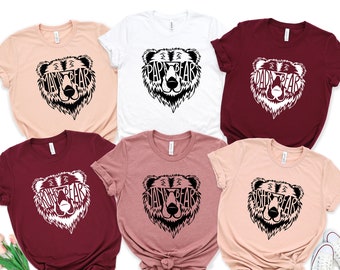 Family Bear Shirts, Family Bear Sunglasses, Papa Bear Mama Bear, Nana Bear, Baby Bear Sister Brother Bear Shirts, Family Bear Matching Shirt