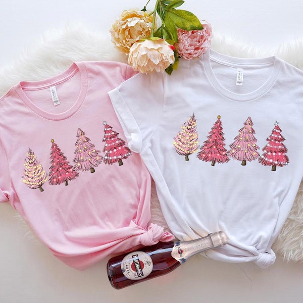 Pink Christmas Tree Etsy