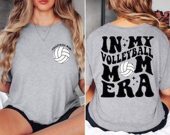 In My Volleyball Mom Era Shirt, Volleyball Mama Shirt, Sport Mom Shirt, Gift For Volleyball Fan Mom, Mothers Day Gift, Volleyball Game Day
