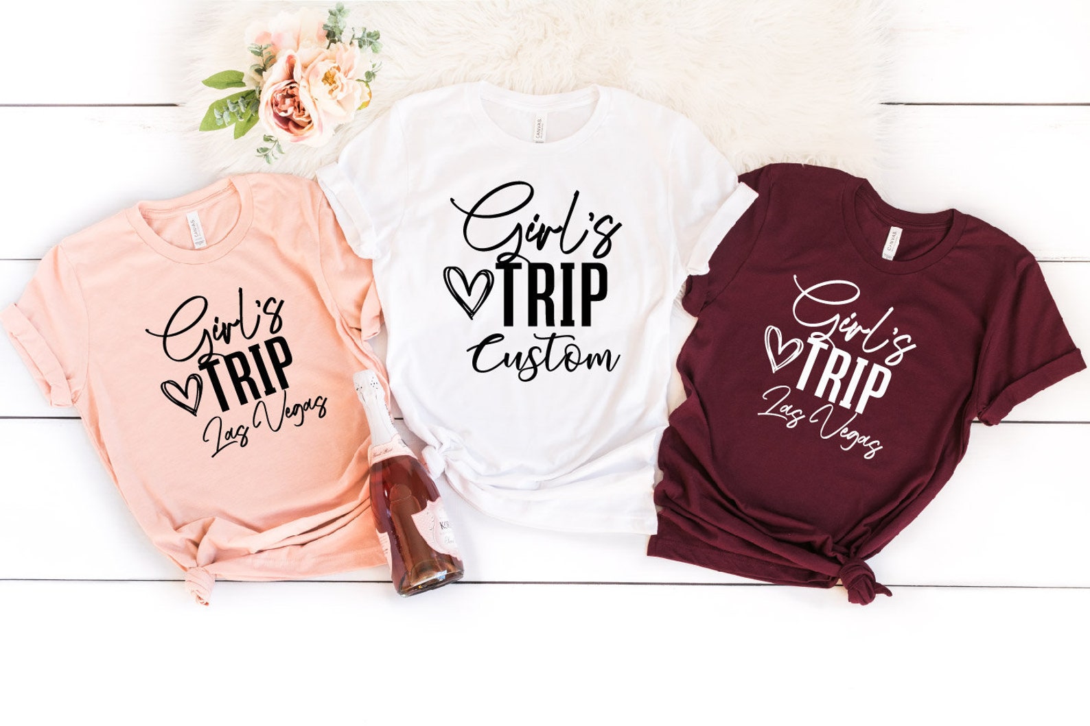 Girls Trip Shirt Besties Trip Shirts Custom Travel Shirts Etsy