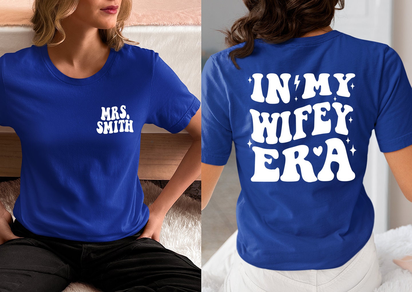 Personalized in My Wifey Era Shirt, Custom Wifey Shirt, Engagement ...