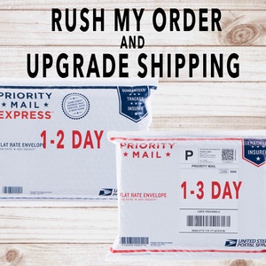 May include: Two white Priority Mail envelopes with the text "Priority Mail" and "Flat Rate Envelope" printed on them. The top envelope has the text "Express" and "1-2 Day" printed on it. The bottom envelope has the text "1-3 Day" printed on it.