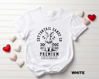 Cotton Tail Candy Co T-shirt, Happy Easter Day Shirt, Spring Season Easter Shirt, Family Easter Shirt, Easter Gift, Women Easter Shirt