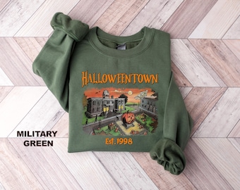 Halloweentown Est 1998 Sweatshirt, Halloweentown University Crewneck, Retro Halloweentown Sweatshirt, Fall Sweatshirt, Halloween Sweatshirt