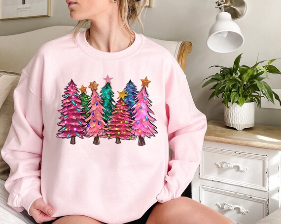 Pink christmas hotsell sweaters