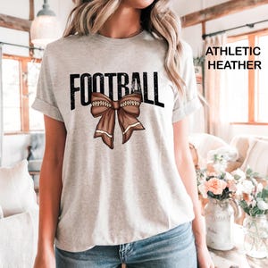 Vintage Football Shirt, School Football Team Shirt, Football School Mascot Shirt, Cute Mascot Tee, Football Bow Shirt, Women Football Shirt